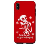 Deck The Halls Not Your Colleagues Funny Coworker Christmas Coque pour iPhone XS Max