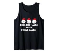 Deck The Halls with Pickleball Christmas Pickleball Memes Débardeur