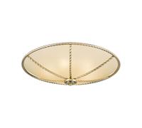 Deckenlampe Deckenleuchte Gustav Rond Verre Métallique E27 56 cm Dimmbar