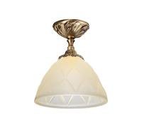 Deckenleuchte Dans Art Nouveau En Echtmessing Et Verre Plafond Intérieur Cuisine