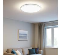 Deckenleuchte LED Smart Home, CCT, Dimmbar, Timer, WLAN, blanc, 175-265V