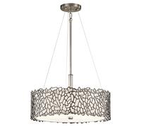Deckenleuchte Rina En Étain 3-flmg Ø46cm Design Moderne Lampe Salon Salle