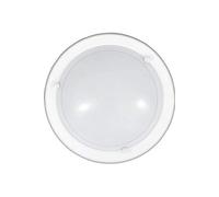 Deckenleuchte Ufo aus Metall Glas weiß/opal Glas Ø28,5cm