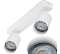 Deckenstrahler SPOT TUBA Reflektor Halogen-Fassung 2x GU10 TABULA LUMILED