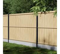 DECKLINEA Kit Occultation Bois - L2,5 x H1,93m - Epicea - Pose Facile et Rapide - Grillage Rigide - Occultant pour Jardin - Autoclave - Protege Contre Insecte & Champignons
