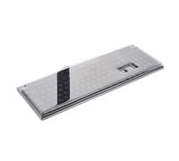 Decksaver Coque pour clavier sans fil Corsair K100 AIR - Couvercle de protection en polycarbonate super durable en couleur transparente fumée brevetée, fabriquée au Royaume-Uni