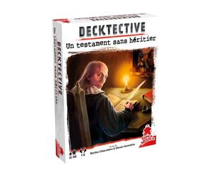 Decktective - Un testament sans héritier - Jeu d'enquête - Coopératif - 1 à 6 joueurs, à partir de 12 ans - Version Française - Super Meeple