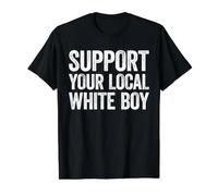 Déclaration Amusante de Chemise Blanche pour garçon T-Shirt Graphique avec Valeur