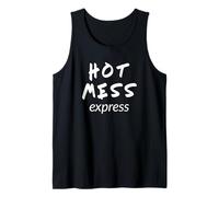 Déclaration Amusante de Conscience de soi Hot Mess Express Débardeur