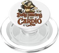 Déclaration Amusante de Danseur du Ventre est Mon Cardio PopSockets PopGrip pour MagSafe