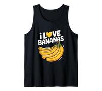 Déclaration Amusante de Fruits I Love Bananas Débardeur