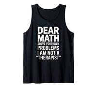 Déclaration amusante de mathématiques pour femme et homme Débardeur