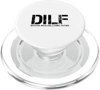 Déclaration Amusante de Papa avec Inscription « Dolf Devoted Involved Loving Father » PopSockets PopGrip pour MagSafe