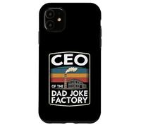 Déclaration Amusante du PDG de The Dad Joke Factory - Humour pour Homme Coque pour iPhone 11