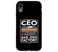 Déclaration Amusante du PDG de The Dad Joke Factory - Humour pour Homme Coque pour iPhone XR