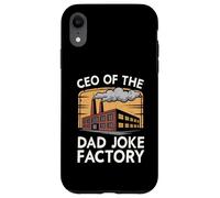 Déclaration Amusante du PDG de The Dad Joke Factory - Humour pour Homme Coque pour iPhone XR
