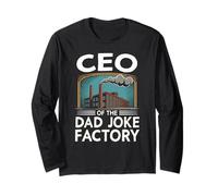 Déclaration Amusante du PDG de The Dad Joke Factory - Humour pour Homme Manche Longue