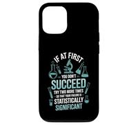 Déclaration amusante statistiquement significative laboratoire d'échec femme homme Coque pour iPhone 12/12 Pro