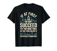 Déclaration amusante statistiquement significative laboratoire d'échec femme homme T-Shirt