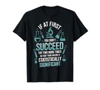 Déclaration amusante statistiquement significative laboratoire d'échec femme homme T-Shirt