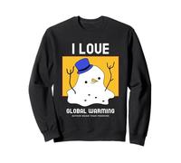 Déclaration Amusante sur Le Climat « J'adore Le réchauffement Climatique » Sweatshirt