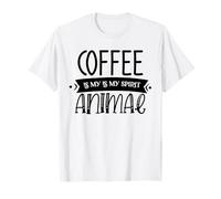 Déclaration audacieuse de Coffee Spirit pour Les Amateurs de café T-Shirt