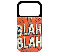 Déclaration Blah Blah pour Une Touche Amusante et Pleine d'esprit Coque pour iPhone 17 Pro