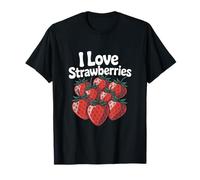 Déclaration d'amateur de Fruits I Love Strawberries T-Shirt