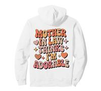 Déclaration d'amour de Famille Mother in Law Thinks I'm Adorable Sweat à Capuche