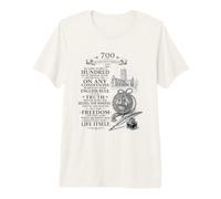 Déclaration d'Arbroath Freedom Citation de l'histoire écossaise Art T-Shirt Haut de Gamme