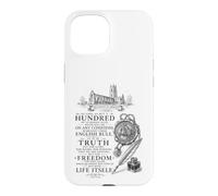 Déclaration d'Arbroath Freedom Citation Noir Blanc Histoire AR Coque pour iPhone 15