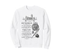 Déclaration d'Arbroath Freedom Citation Noir Blanc Histoire AR Sweatshirt