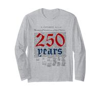 Déclaration de 250 Ans Histoire des États-Unis Indépendance 4 Juillet Manche Longue