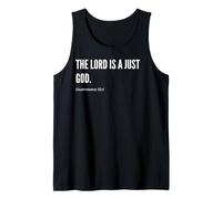 Déclaration de citation du verset de la Bible The Lord is a Just God Débardeur