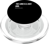 Déclaration de citation du verset de la Bible The Lord is a Just God PopSockets PopGrip pour MagSafe