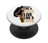 Déclaration de Confiance Boss Queen Crown PopSockets PopGrip Adhésif