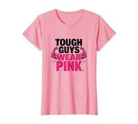 Déclaration de Confiance en Force pour garçons Tough Guys Wear Pink T-Shirt, Femme, Rose, 3XL