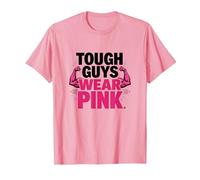 Déclaration de Confiance en Force pour garçons Tough Guys Wear Pink T-Shirt, Homme, Rose, 3XL