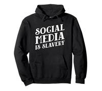 Déclaration de désintoxication numérique sur Les réseaux Sociaux, C'est de l'esclavage Analog Life Sweat à Capuche