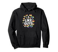 Déclaration de fierté LGBTQ de I Like Guys Gay Man Ally Sweat à Capuche