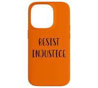 Déclaration de Justice Sociale pour résister à l'injustice Coque pour iPhone 14 Pro