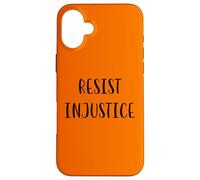 Déclaration de Justice Sociale pour résister à l'injustice Coque pour iPhone 16 Plus