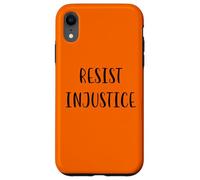 Déclaration de Justice Sociale pour résister à l'injustice Coque pour iPhone XR