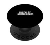 Déclaration de l'activiste fière des Grands Fans des Droits de l'homme PopSockets PopGrip Adhésif