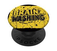 Déclaration de lavage du cerveau pour une vision unique PopSockets PopGrip Adhésif