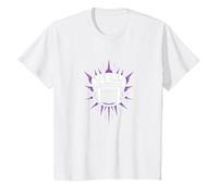 Déclaration de Passion pour Les Fans de Football de Bleed Purple T-Shirt, Enfant, Blanc, 12 Ans