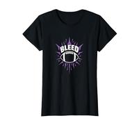 Déclaration de Passion pour Les Fans de Football de Bleed Purple T-Shirt, Femme, Noir, L