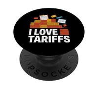 Déclaration de politique commerciale I Love Tariffs PopSockets PopGrip Adhésif