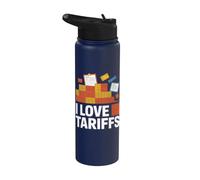 Déclaration de politique commerciale I Love Tariffs Stainless Steel Insulated Water Bottle