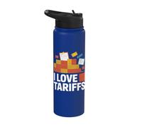 Déclaration de politique commerciale I Love Tariffs Stainless Steel Insulated Water Bottle
